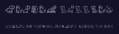 Tender Puppies by Ding Bang — Dingbats Font — thumbnail 2