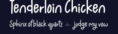 Tenderloin Chicken by JSH creates — Script Handwritten Font — thumbnail 2