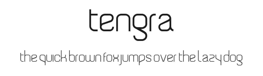Tengra by Jacob King — Sans Serif Font — preview 1