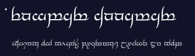 Tengwar Annatar by Johan Winge — Dingbats Font — thumbnail 2