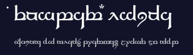 Tengwar Elfica by Enrique Mombello — Dingbats Font — thumbnail 2