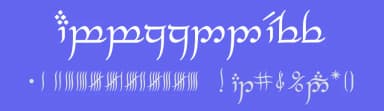 Tengwar Feanor by Stuart Carter — Dingbats Font — thumbnail 3