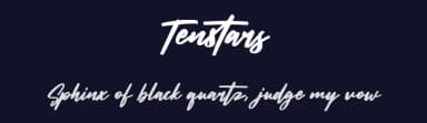 Tenstars by Maulana Creative — Script Handwritten Font — thumbnail 2