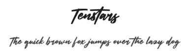 Tenstars by Maulana Creative — Script Handwritten Font — thumbnail 1
