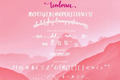 Teodorra Font by Masha Artifex — Script Handwritten Font — thumbnail 6