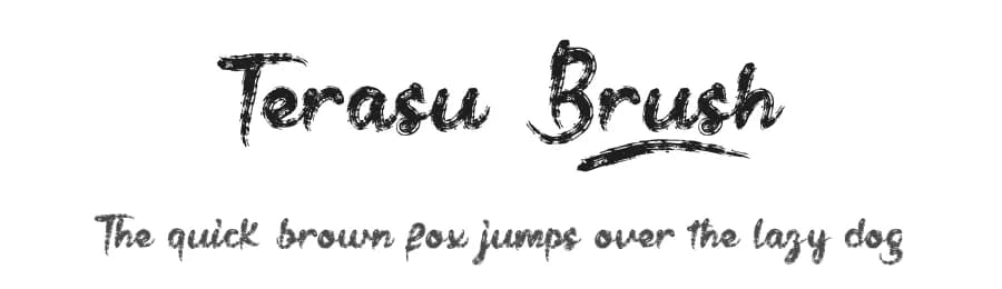Terasu Brush by Prioritype Co — Script Handwritten Font