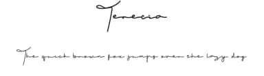 Terecia by Mozyen Studio — Script Handwritten Font — thumbnail 1