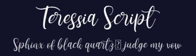 Teressia Script by StudioAKTYPE — Script Handwritten Font — thumbnail 2