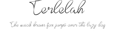 Terlelah by Lontong Lodeh — Script Handwritten Font — thumbnail 1