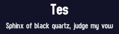 Tes by alien foundery — Sans Serif Font — thumbnail 2