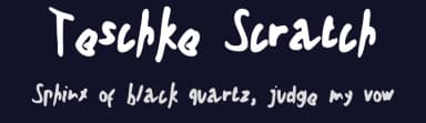 Teschke Scratch by Tyler Teschke — Script Handwritten Font — thumbnail 2