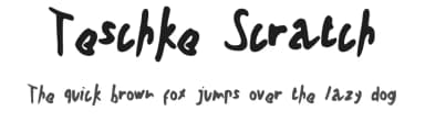 Teschke Scratch by Tyler Teschke — Script Handwritten Font — thumbnail 1