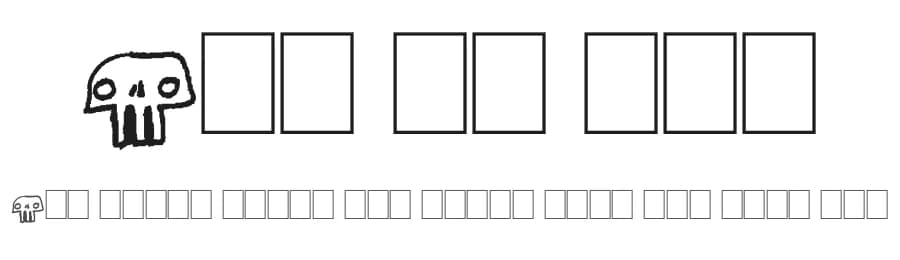 Tet de mor by imagex — Dingbats Font