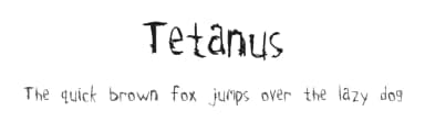 Tetanus by Divide by Zero — Script Handwritten Font — thumbnail 1