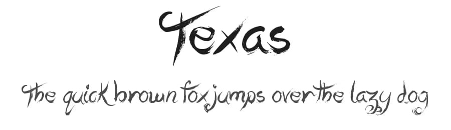 Texas by JSH creates — Script Handwritten Font