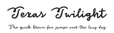 Texas Twilight by Misti's Fonts — Script Handwritten Font — thumbnail 1