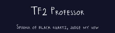 TF2 Professor by Samuel Dixon — Script Handwritten Font — thumbnail 2