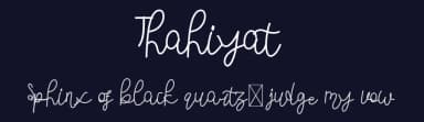 Thahiyat by Edric Studio — Script Handwritten Font — thumbnail 2