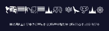 Thailand Icons by Woodcutter — Dingbats Font — thumbnail 2