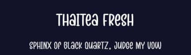 Thaitea Fresh by Scratchones — Script Handwritten Font — thumbnail 2