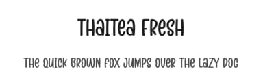 Thaitea Fresh by Scratchones — Script Handwritten Font — thumbnail 1