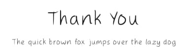 Thank You by Brixdee — Script Handwritten Font — thumbnail 1