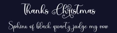 Thanks Christmas by Alif Ryan Zulfikar — Script Handwritten Font — thumbnail 2
