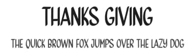 Thanks Giving by Scratchones — Script Handwritten Font — thumbnail 1