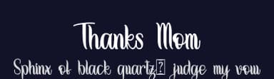 Thanks Mom by Letterafa Studio — Script Handwritten Font — thumbnail 2