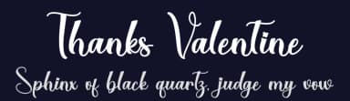 Thanks Valentine by Alif Ryan Zulfikar — Script Handwritten Font — thumbnail 2