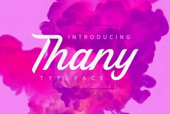 Thany Font by Situjuh — Script Handwritten Font