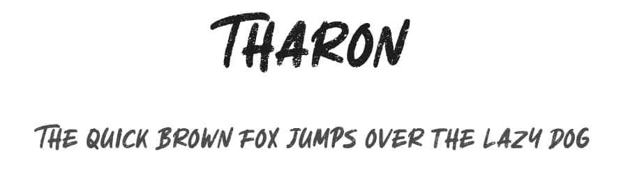 Tharon by Creatype Studio — Script Handwritten Font