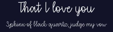 That I love you by Misti's Fonts — Script Handwritten Font — thumbnail 2