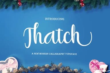 Thatch Font by JoeeCreative — Script Handwritten Font — thumbnail 1
