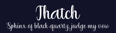 Thatch by JoeCreative — Script Handwritten Font — thumbnail 2