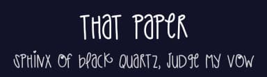 That Paper by Des Gomez — Script Handwritten Font — thumbnail 2