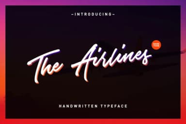 The Airlines Font by Ease Type — Script Handwritten Font — thumbnail 1