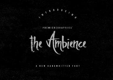 The Ambience Font by Ryn Pojas — Script Handwritten Font — thumbnail 1
