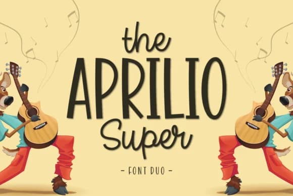 The Aprilio Super Font by Keithzo (7NTypes) — Script Handwritten Font