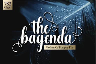 The Bagenda Font by Imun Studio — Script Handwritten Font — thumbnail 1