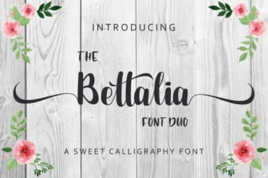 The Bettalia Duo Font by fanastudio — Script Handwritten Font — thumbnail 1