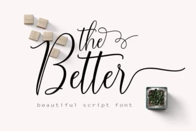 The Better Font by Rudistudio — Script Handwritten Font — thumbnail 1