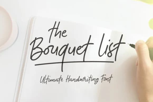 The Bouquet List Font by Nasir Udin — Script Handwritten Font