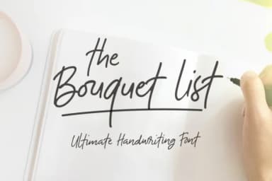The Bouquet List Font by Nasir Udin — Script Handwritten Font — thumbnail 1