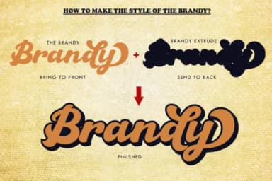 The Brandy Font by Haksen — Script Handwritten Font — thumbnail 4