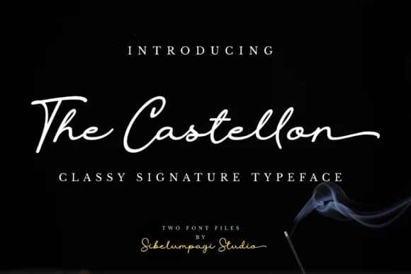 The Castellon Font by Sibelumpagi Studio — Script Handwritten Font