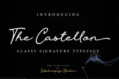 The Castellon Font by Sibelumpagi Studio — Script Handwritten Font — thumbnail 1