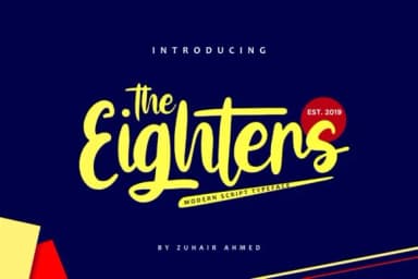 The Eighters Font by ZHR Creative — Script Handwritten Font — thumbnail 1