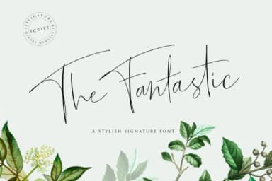 The Fantastic Font by Sulthan Studio — Script Handwritten Font — thumbnail 1