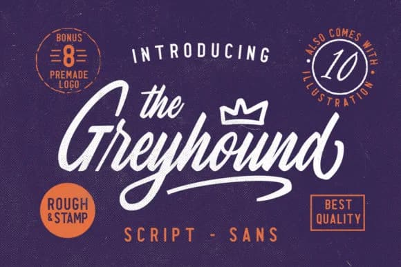 The Greyhound Family Font by Rillatype — Script Handwritten Font